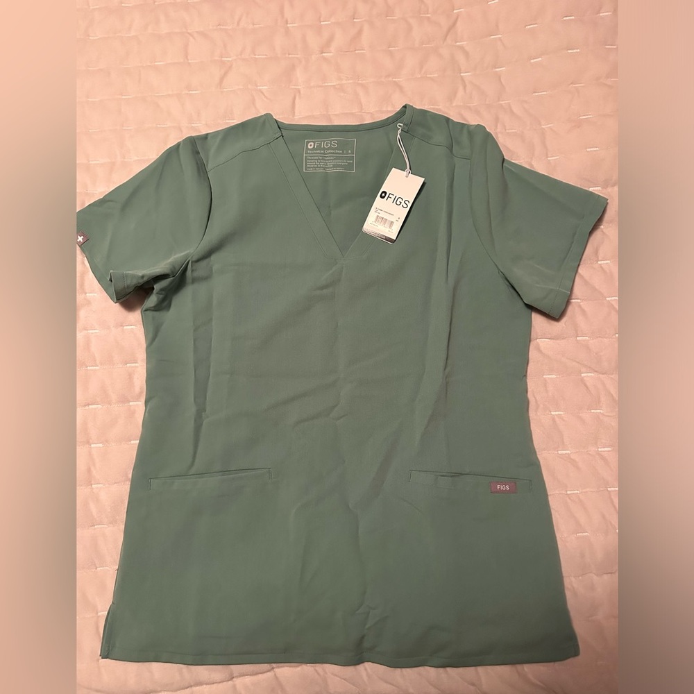NWT Figs Jade Green Scrubs Set